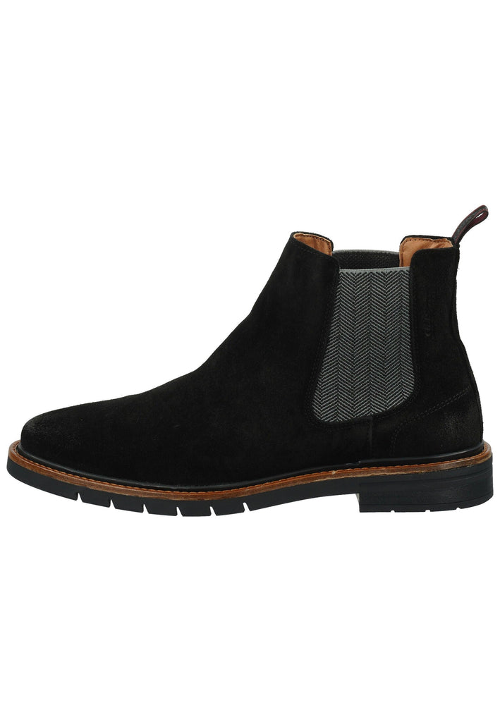 Salamander Stiefelette Veloursleder/Textil Schwarz - surf4shoes