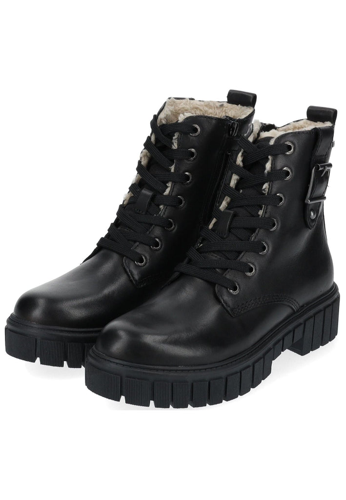 Lurchi Stiefelette Nappaleder Schwarz Warmfutter - surf4shoes
