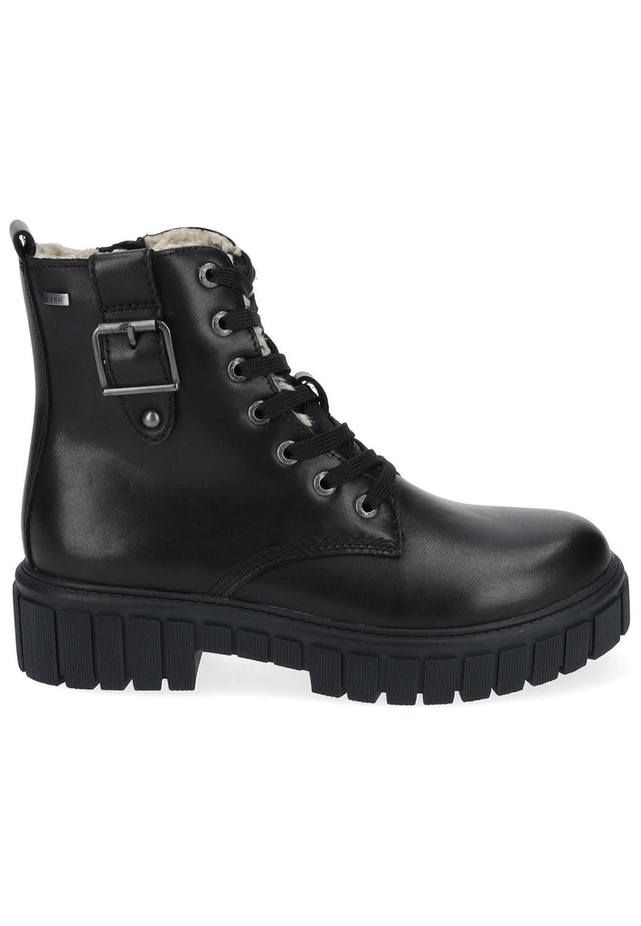 Lurchi Stiefelette Nappaleder Schwarz Warmfutter - surf4shoes