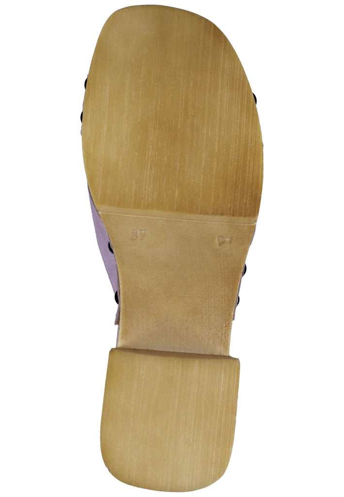 Lazamani Clogs Leder Lilac - surf4shoes