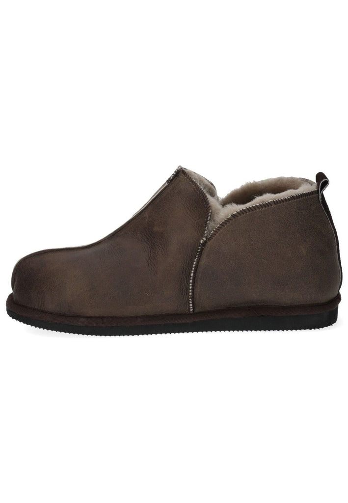 Shepherd Hausschuhe Leder Stone Warmfutter - surf4shoes