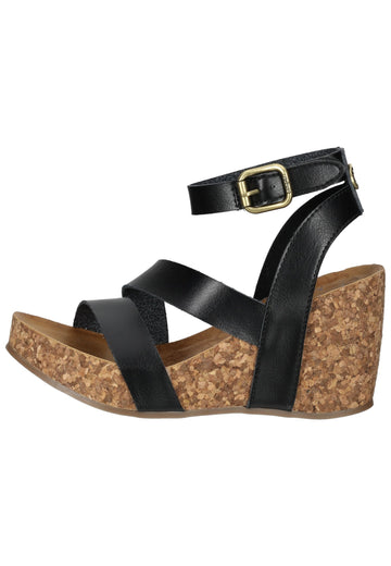 Blowfish Sandalen Lederimitat Schwarz - surf4shoes