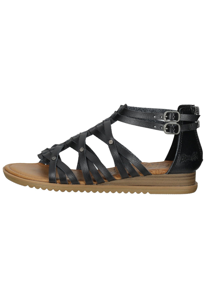 Blowfish Sandalen Lederimitat Schwarz - surf4shoes