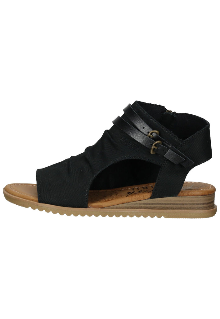 Blowfish Sandalen Lederimitat/Textil Schwarz - surf4shoes