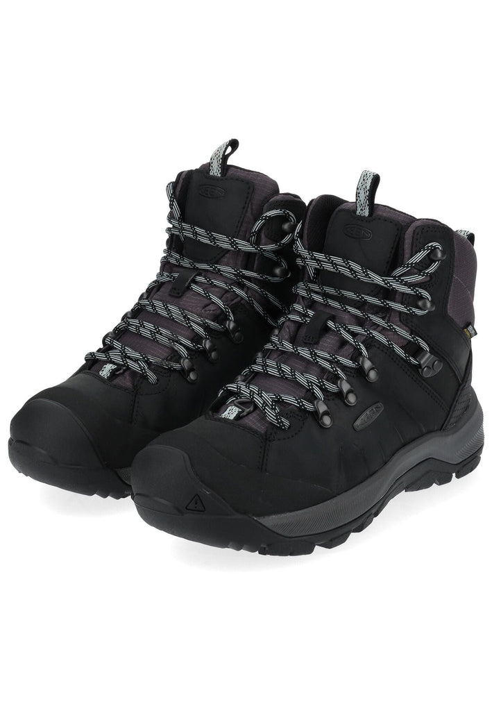 Keen Wanderschuhe Leder/Textil Schwarz - surf4shoes