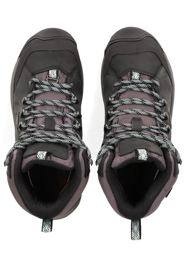 Keen Wanderschuhe Leder/Textil Schwarz - surf4shoes