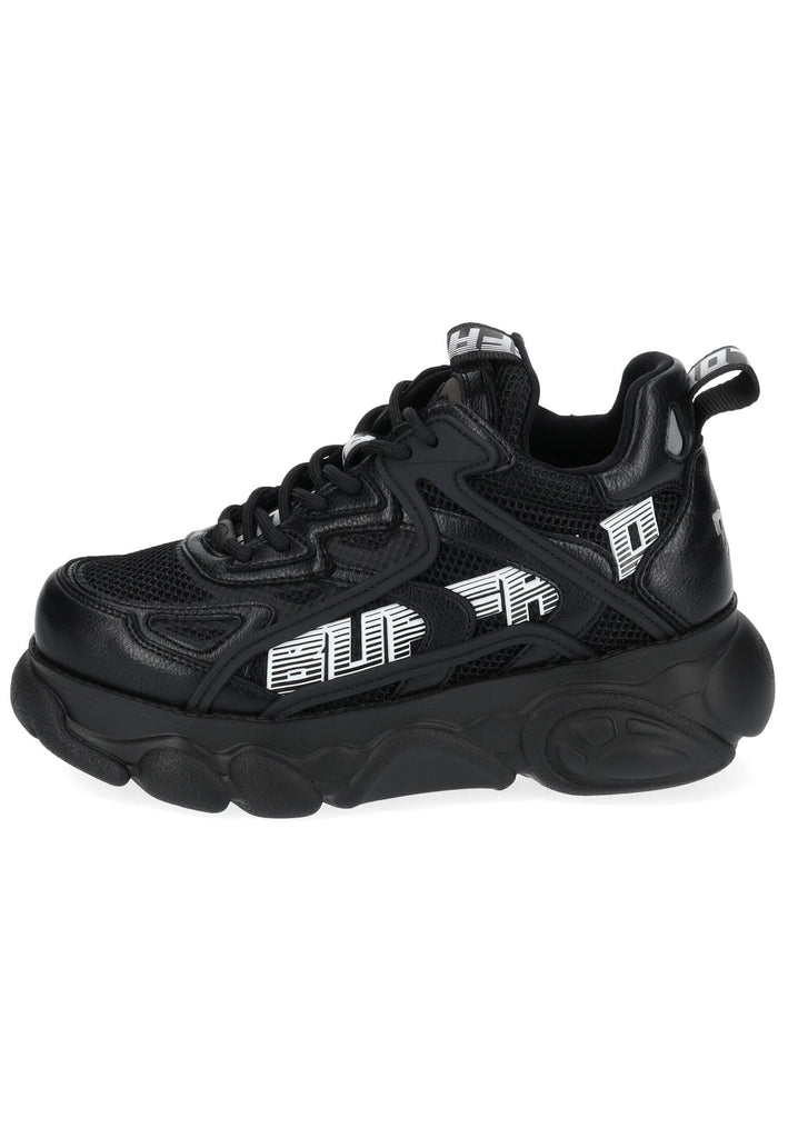 Buffalo Sneaker Lederimitat/Textil Schwarz - surf4shoes