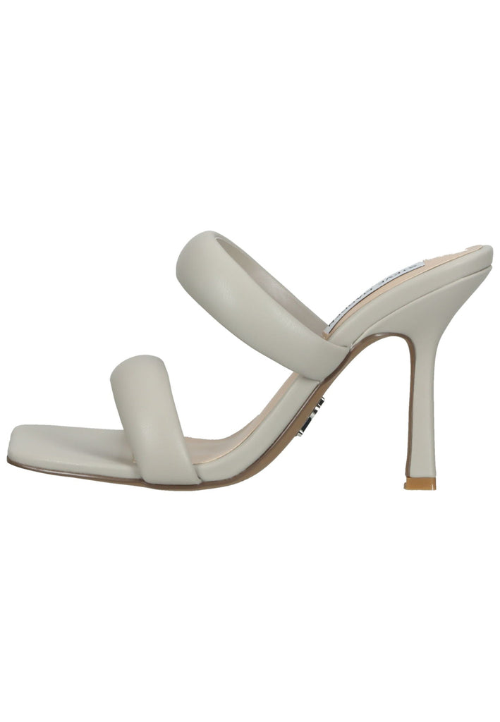 Steve Madden Pantoletten Lederimitat Hellgrau - surf4shoes