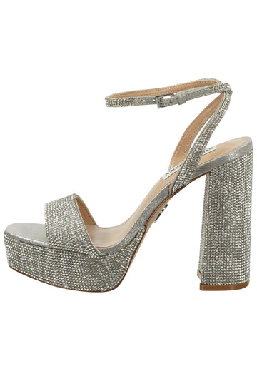 Steve Madden Sandalen Textil Silber - surf4shoes