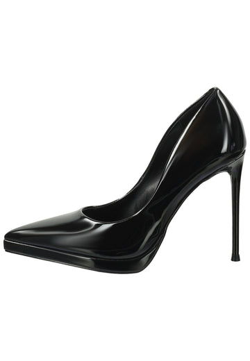 Steve Madden Pumps Lederimitat Schwarz - surf4shoes