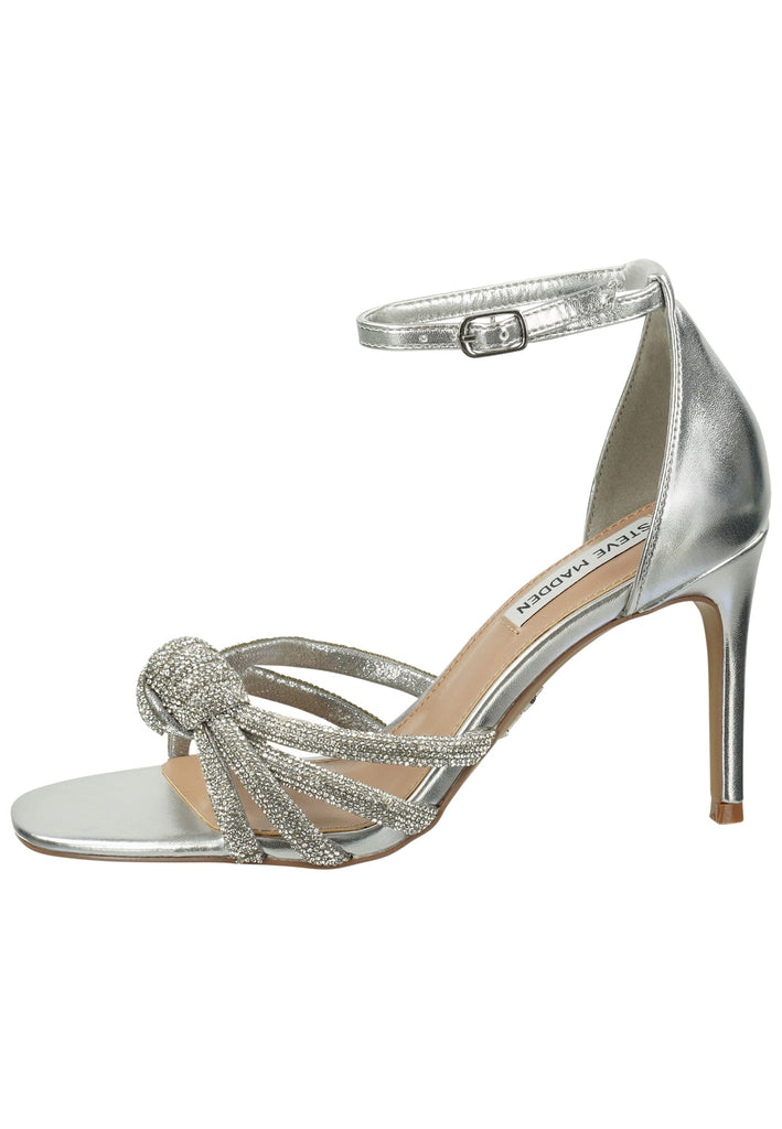 Steve Madden Sandalen Textil Silber - surf4shoes