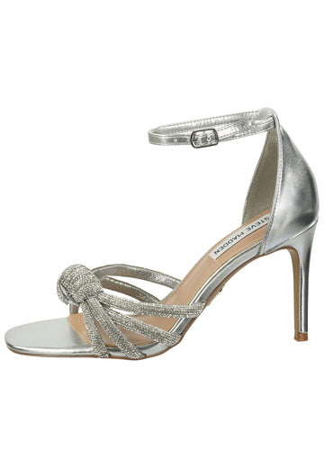 Steve Madden Sandalen Textil Silber - surf4shoes