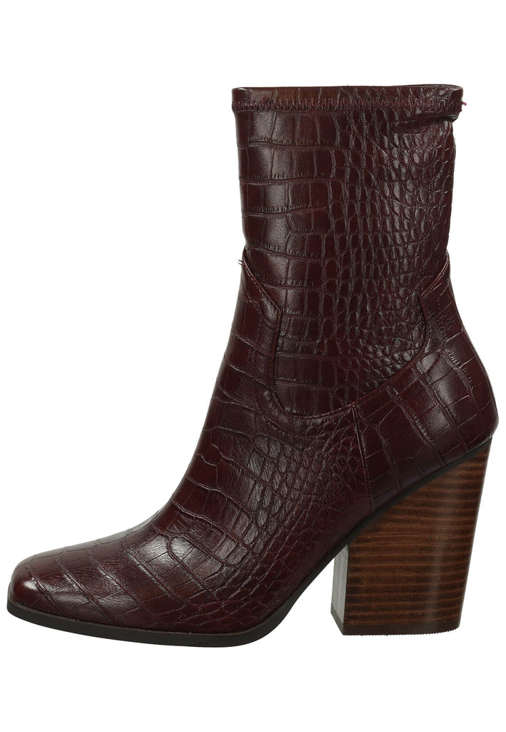 Steve Madden Stiefelette Lederimitat Braun - surf4shoes