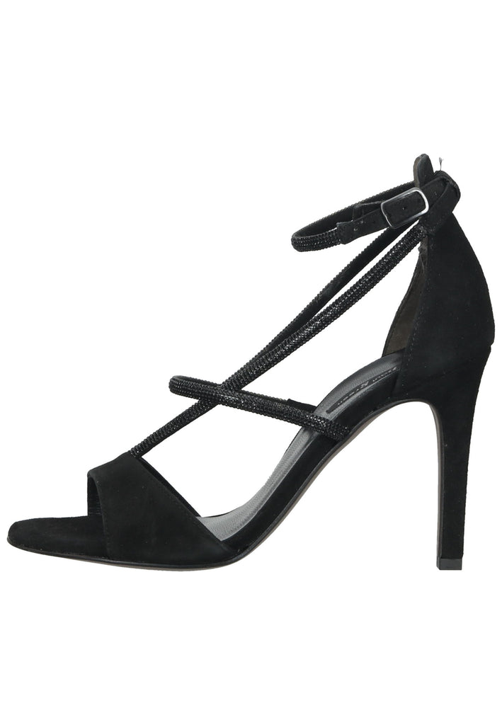 Paul Green Sandalen Leder Schwarz - surf4shoes