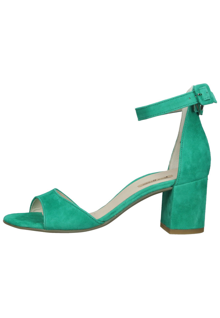 Paul Green Sandalen Leder Grün - surf4shoes