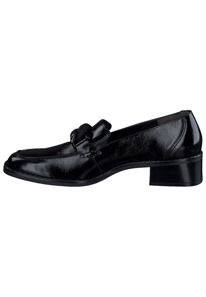 Paul Green Slipper Leder Schwarz Lack - surf4shoes