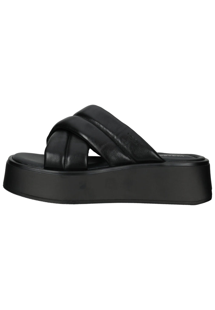 Vagabond Pantoletten Leder Schwarz - surf4shoes