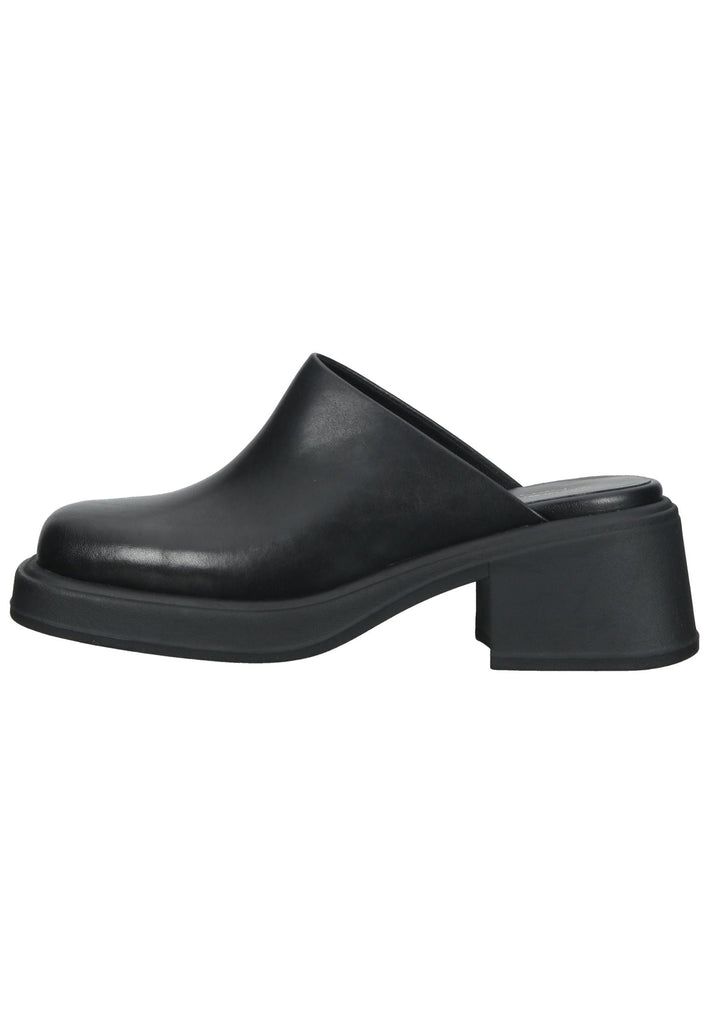 Vagabond Pantoletten Leder Schwarz - surf4shoes