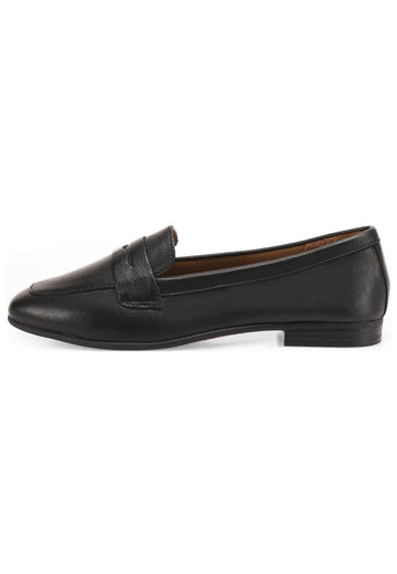 Inuovo Slipper Leder Schwarz - surf4shoes
