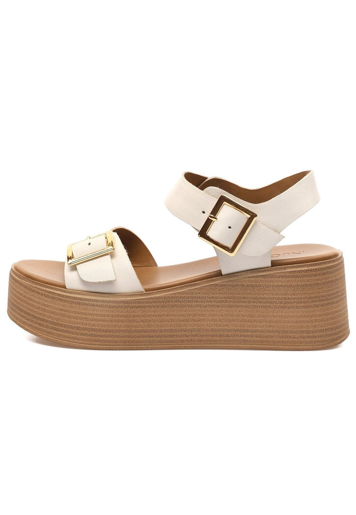 Inuovo Sandalen Leder Crema - surf4shoes