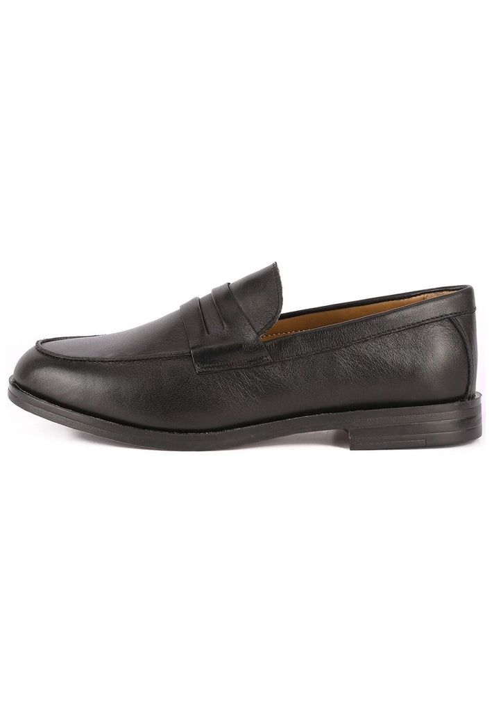 Inuovo Slipper Leder Schwarz - surf4shoes