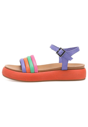 Inuovo Sandalen Leder Violett - surf4shoes