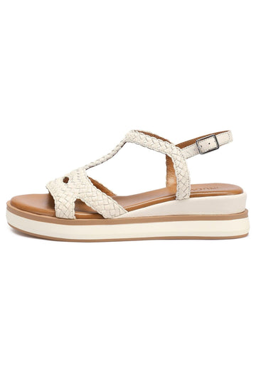 Inuovo Sandalen Leder Crema - surf4shoes