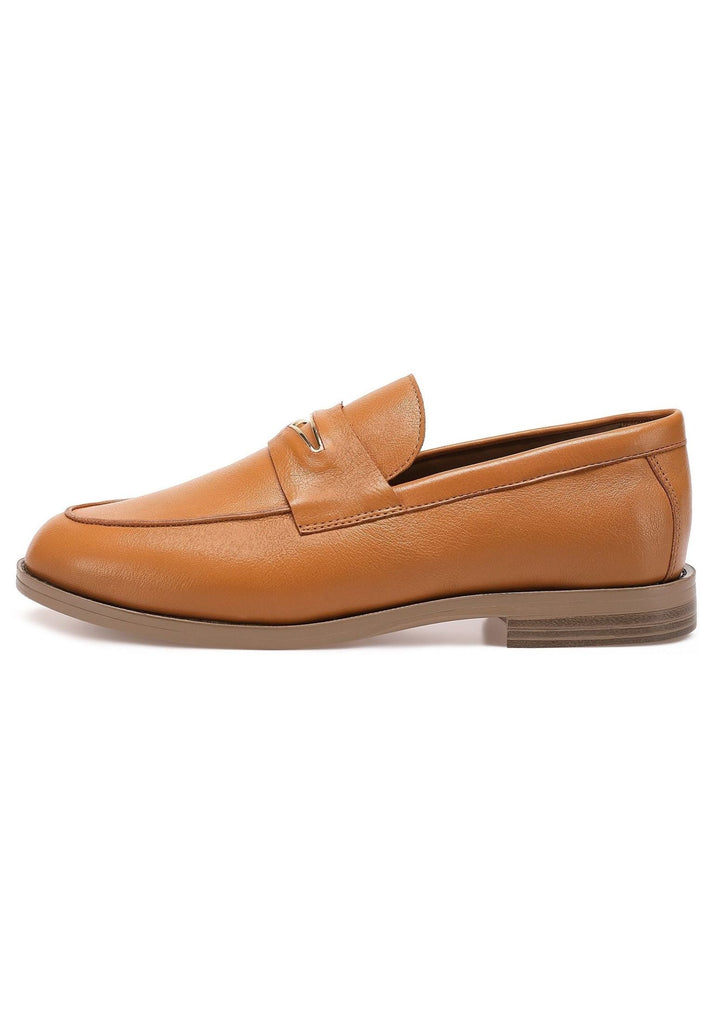 Inuovo Slipper Leder Mittelbraun - surf4shoes