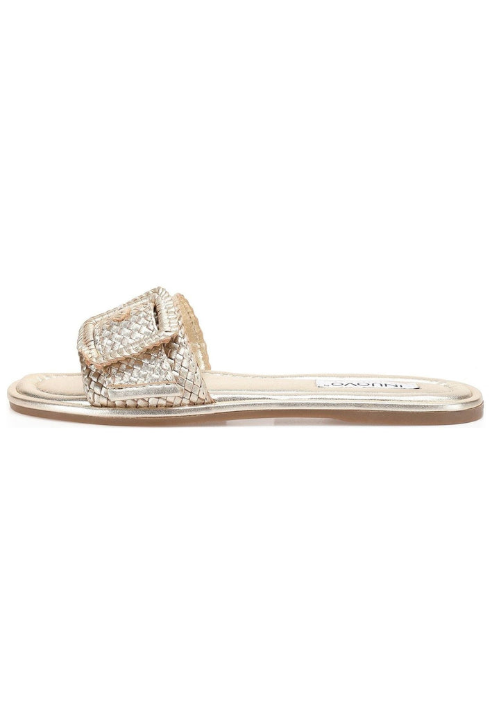 Inuovo Pantoletten Leder Gold - surf4shoes