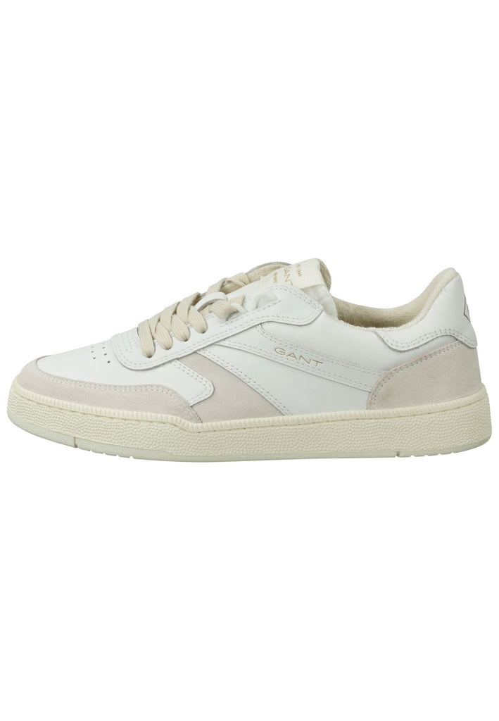 GANT Sneaker Leder Weiß/Beige - surf4shoes