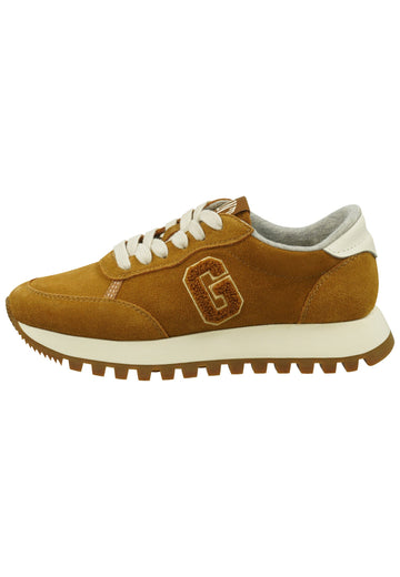 GANT Sneaker Leder/Textil Gold-Braun - surf4shoes