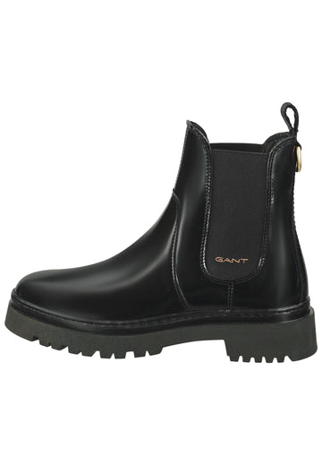 GANT Stiefelette Leder/Textil Schwarz - surf4shoes