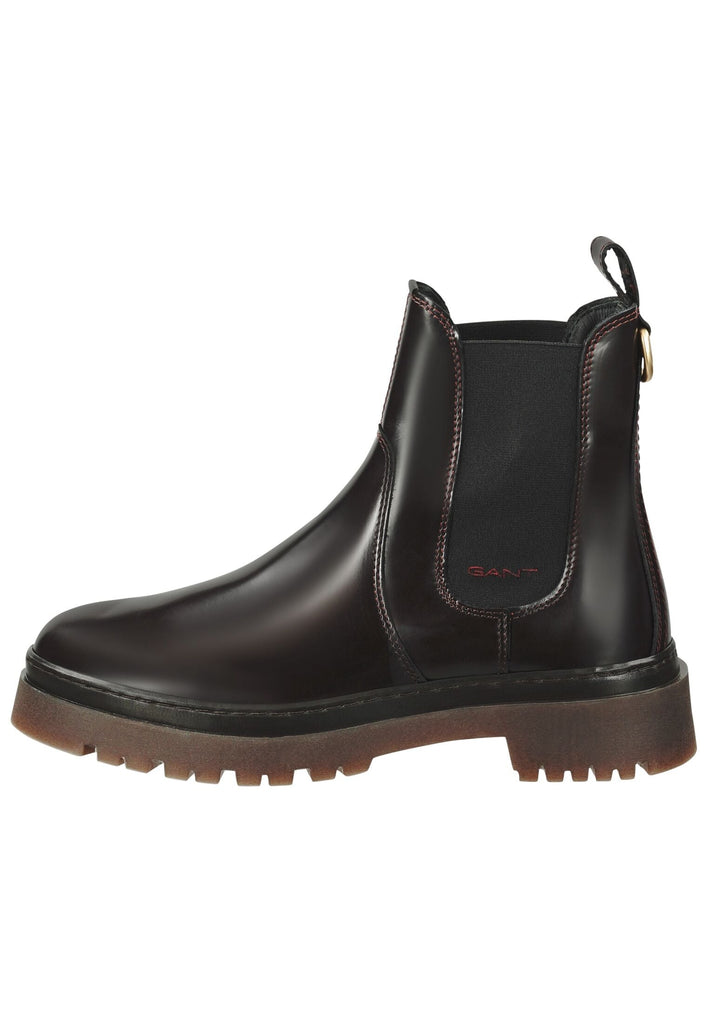 GANT Stiefelette Leder/Textil Bordeaux - surf4shoes