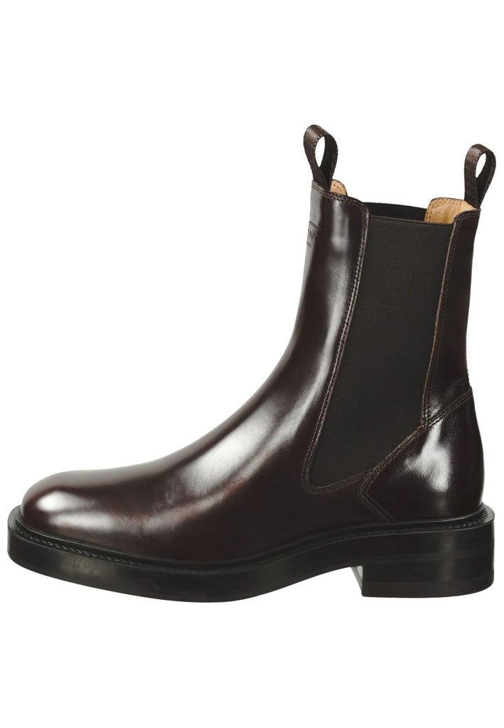 GANT Stiefelette Leder/Textil Dunkelbraun - surf4shoes