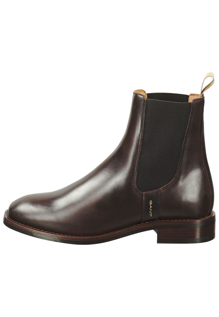 GANT Stiefelette Leder/Textil Dunkelbraun - surf4shoes