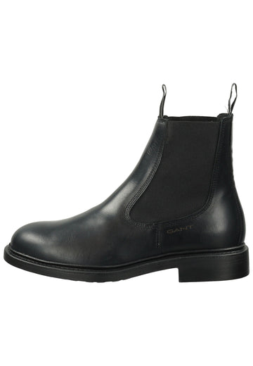 GANT Stiefelette Leder/Textil Schwarz - surf4shoes