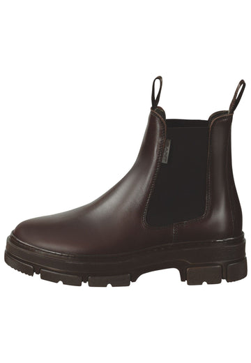 GANT Stiefelette Leder/Textil Dunkelbraun - surf4shoes