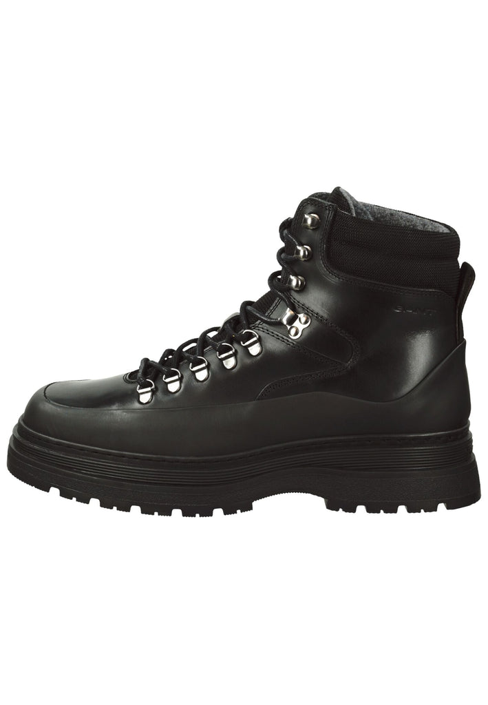 GANT Stiefelette Leder/Textil Schwarz - surf4shoes