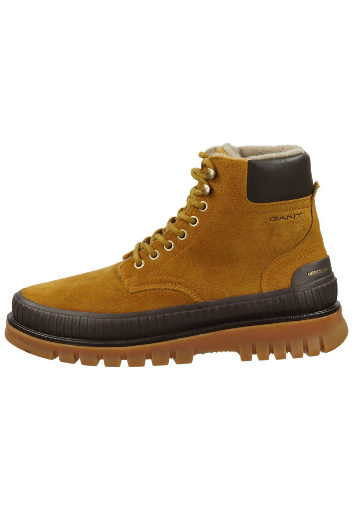 GANT Stiefelette Leder Gelb Warmfutter - surf4shoes
