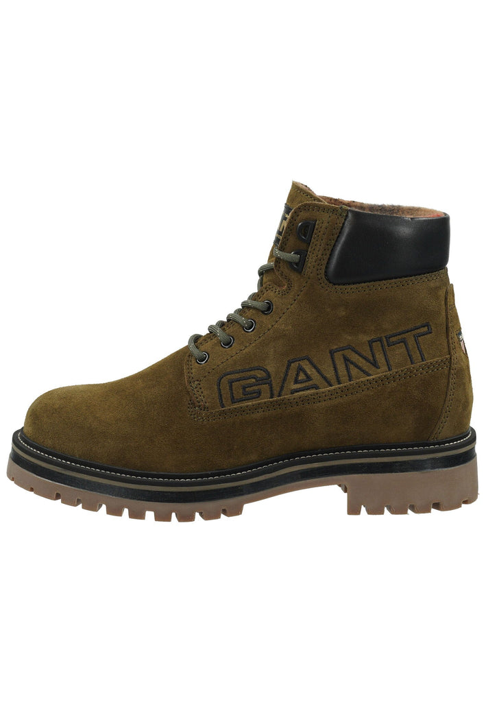 GANT Stiefelette Leder Dunkelgrün Warmfutter - surf4shoes