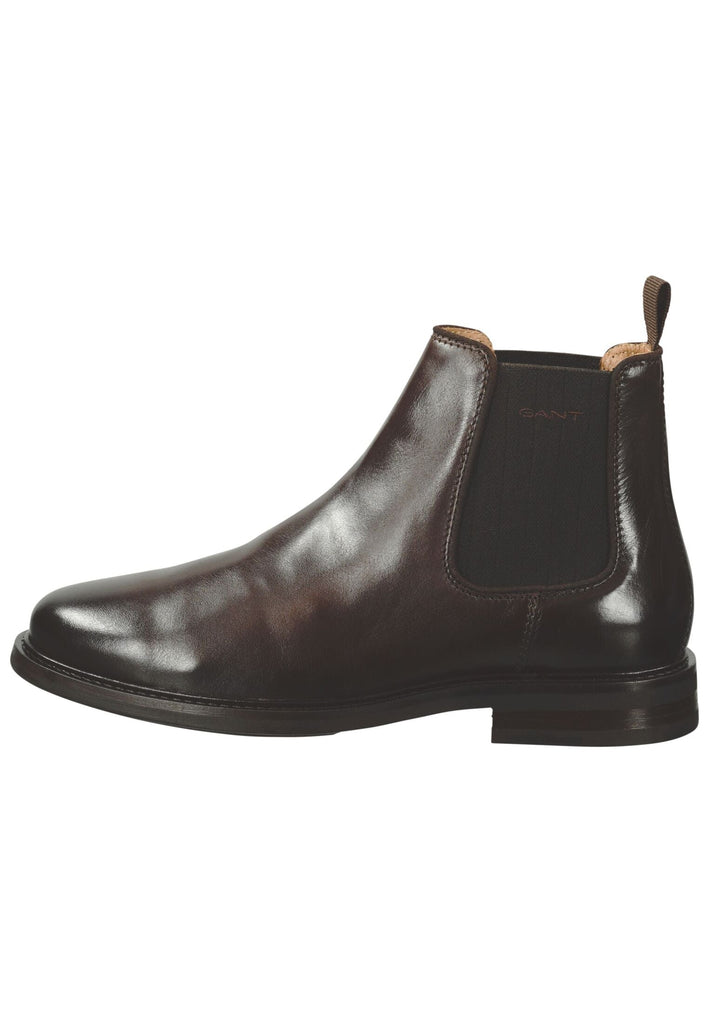 GANT Stiefelette Leder/Textil Dunkelbraun - surf4shoes