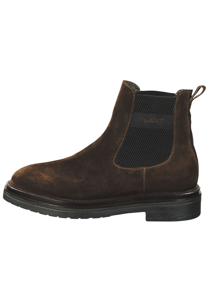 GANT Stiefelette Leder/Textil Dunkelbraun - surf4shoes