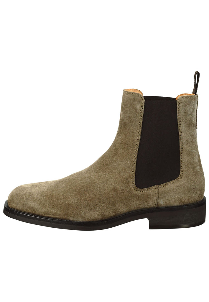 GANT Stiefelette Leder/Textil Taupe - surf4shoes