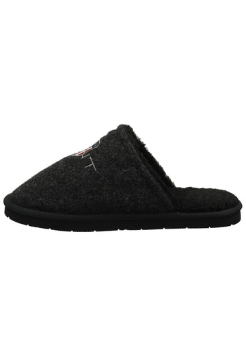 GANT Hausschuhe Wolle Schwarz - surf4shoes