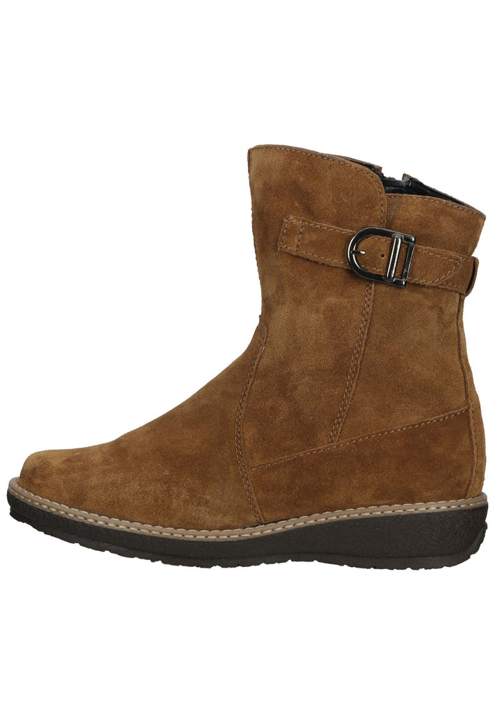 Waldläufer Stiefelette Leder Cognac Warmfutter - surf4shoes