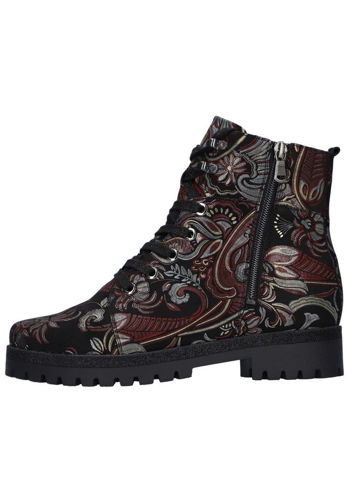 Waldläufer Stiefelette Leder Schwarz - surf4shoes
