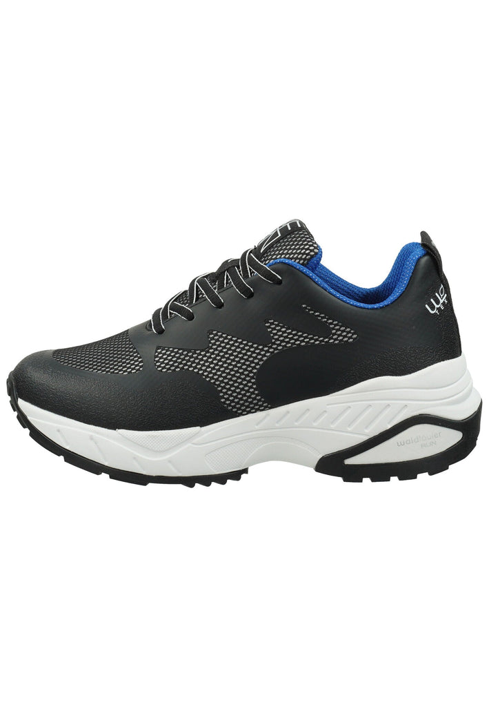 Waldläufer Sneaker Textil Schwarz/Weiß - surf4shoes
