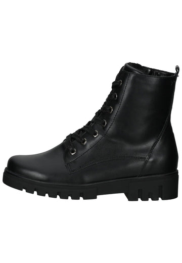 Waldläufer Stiefelette Leder Schwarz - surf4shoes