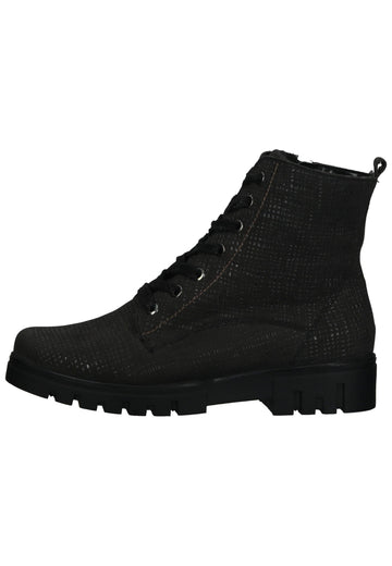 Waldläufer Stiefelette Leder Carbon - surf4shoes