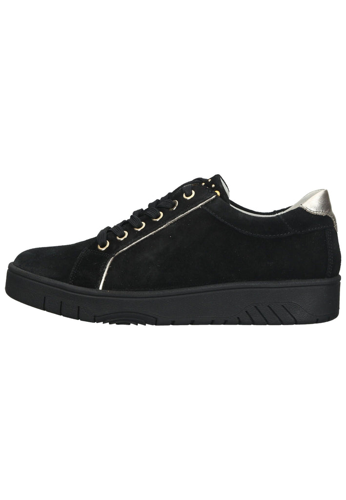 Waldläufer Sneaker Leder Schwarz - surf4shoes